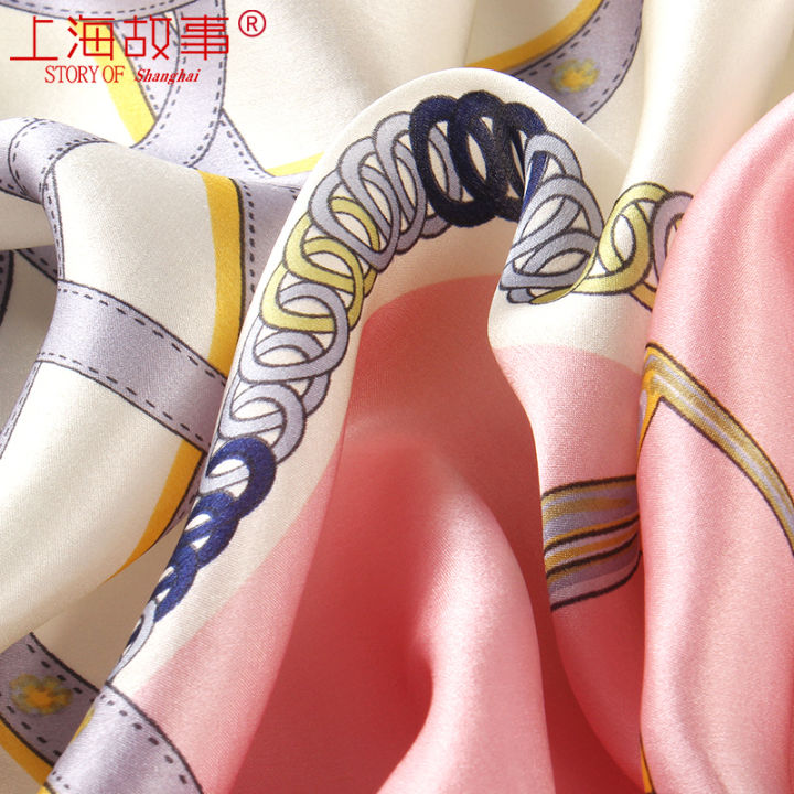 shanghai-story-suzhou-silk-scarf-female-spring-autumn-outerwear-gift-mother-cheongsam-shawl-high-end-mulberry-silk-scarf