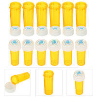 RUDMALL 12pcs ยาหลายฟังก์ชั่นขวดยาขนาดเล็กขวดยาโปร่งใส (30ml)