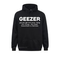 Geezer-Sudadera con capucha divertida de vieja era para hombre, ropa para parte superior masculina, estilo Harajuku gótico, capucha familiar