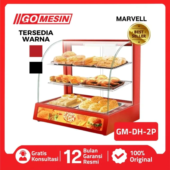 Showcase Warmer Gomesin Gm Dh P Etalase Penghangat Makanan Gm Dh P Original Lazada Indonesia