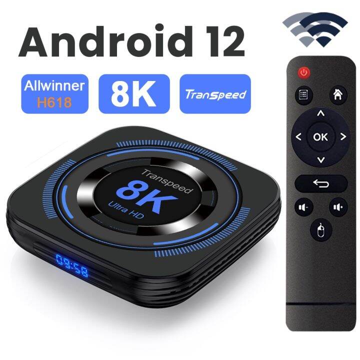 New V88 Mini Smart TV Box Android 12 Allwinner H3 Quad Core 2.4G WIFI 8K  Set Top Box Media Player