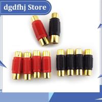 Dgdfhj Shop 10pcs Video RCA Female to Female Connector RCA Couple Dual Female Audio Adapter Plug for CCTV AV Cable Extend