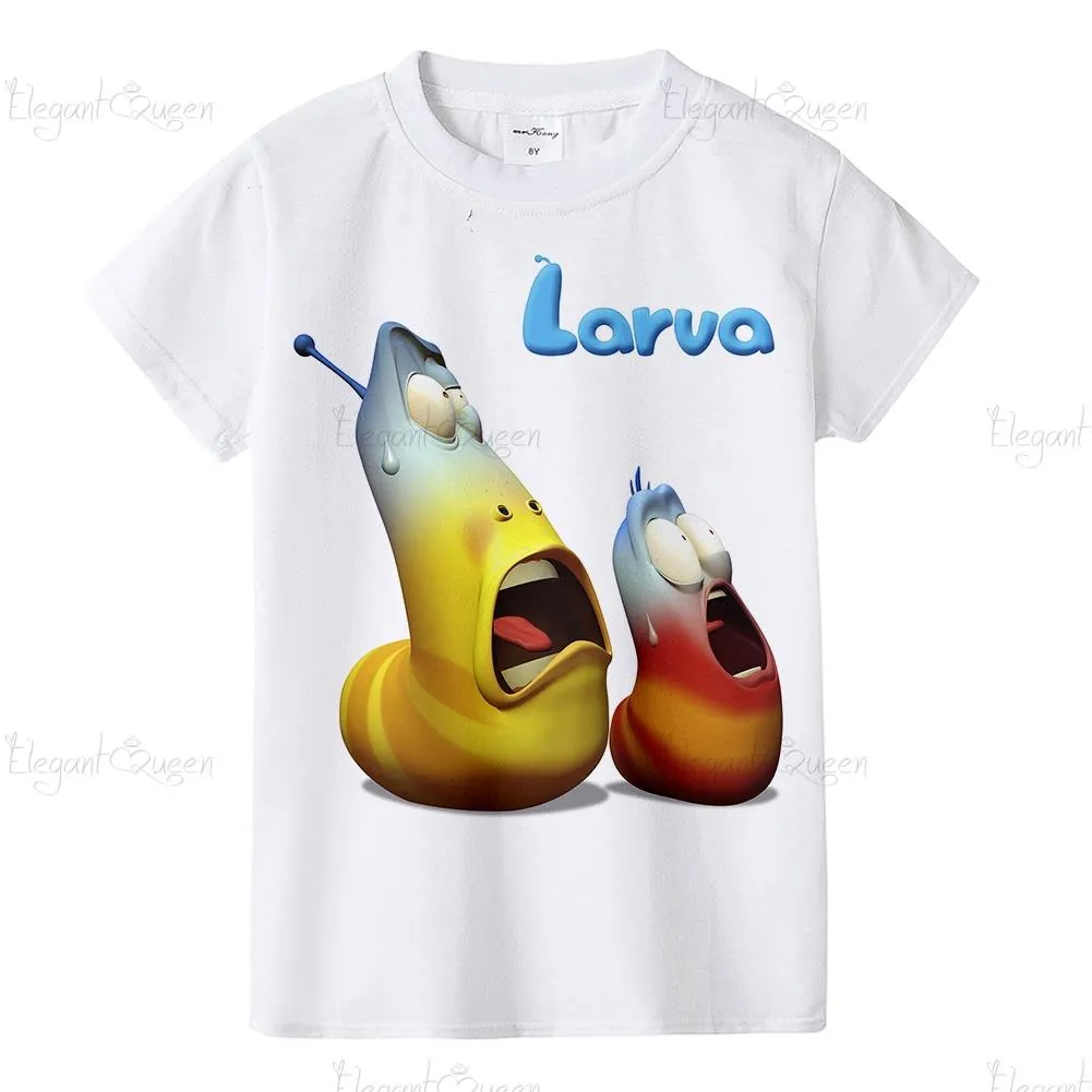 Elegant ❤ Queen Larva Cartoon Unisex Tops Tees for Kids Boys Girls Summer  Short Sleeve T-shirt Children | Lazada PH