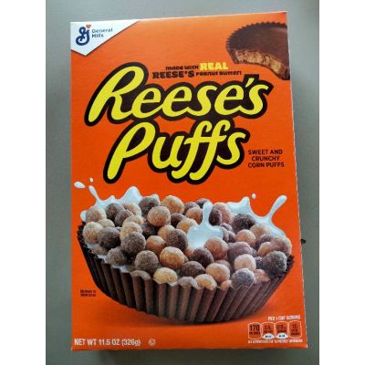 🔷New Arrival🔷 General Mills Reeses Peanut Butter Puffs ธัญพืช อบกรอบ รส เนยถั่ว เจเนอรัล มิลล์ 326 g 🔷🔷