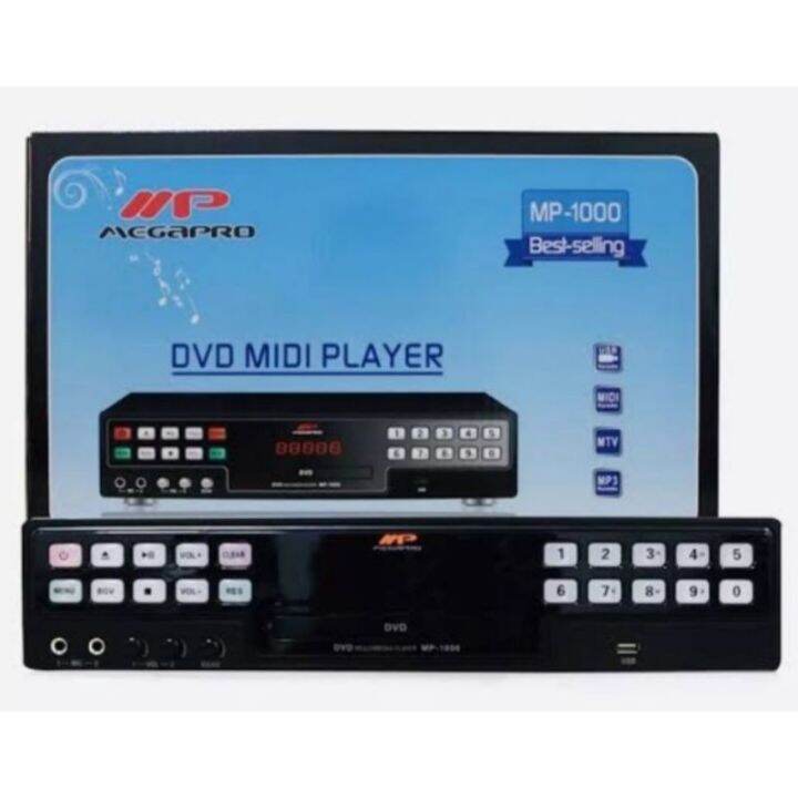 Philippines Local inventory DVD MIDI PLAYER KARAOKE MEGAPRO MP1000