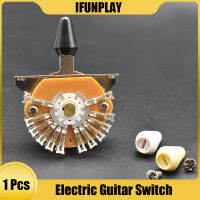 1Pcs Super Switch กีตาร์5-Way 24ขา Pickup Selector 4-Pole Double Wafer สำหรับ Sttl กีตาร์สีดำ งาช้างสีขาว