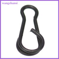 Wangzhansi 10ชิ้นอุปกรณ์ตกปลาคาร์พคลิปหมึกถุง PVA สำหรับปลาคาร์พอุปกรณ์ตกปลาเครื่องป้อนตามหลักการหยาบ