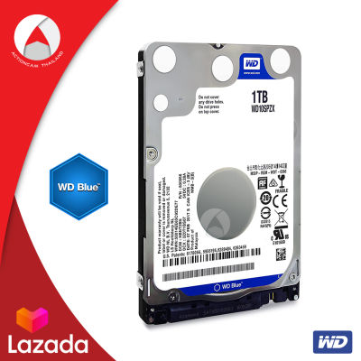 WD Blue 1TB HDD โน้ตบุ๊ก 2.5 นิ้ว Notebook Drive ปกป้องข้อมูลเป็นพิเศษ Harddisk (WD10SPZX) Hard Drive ฮาร์ดดิสก์ 2.5 นิ้ว ทนและเงียบ HDD BLUE HDD NB WD 1TB 5400rpm SATA3(6Gb/s) 128MB 3Y (7mm) ประกัน Synnex 3 ปี internal ฮาร์ดดิส harddrive ฮาร์ดไดรฟ์ wd