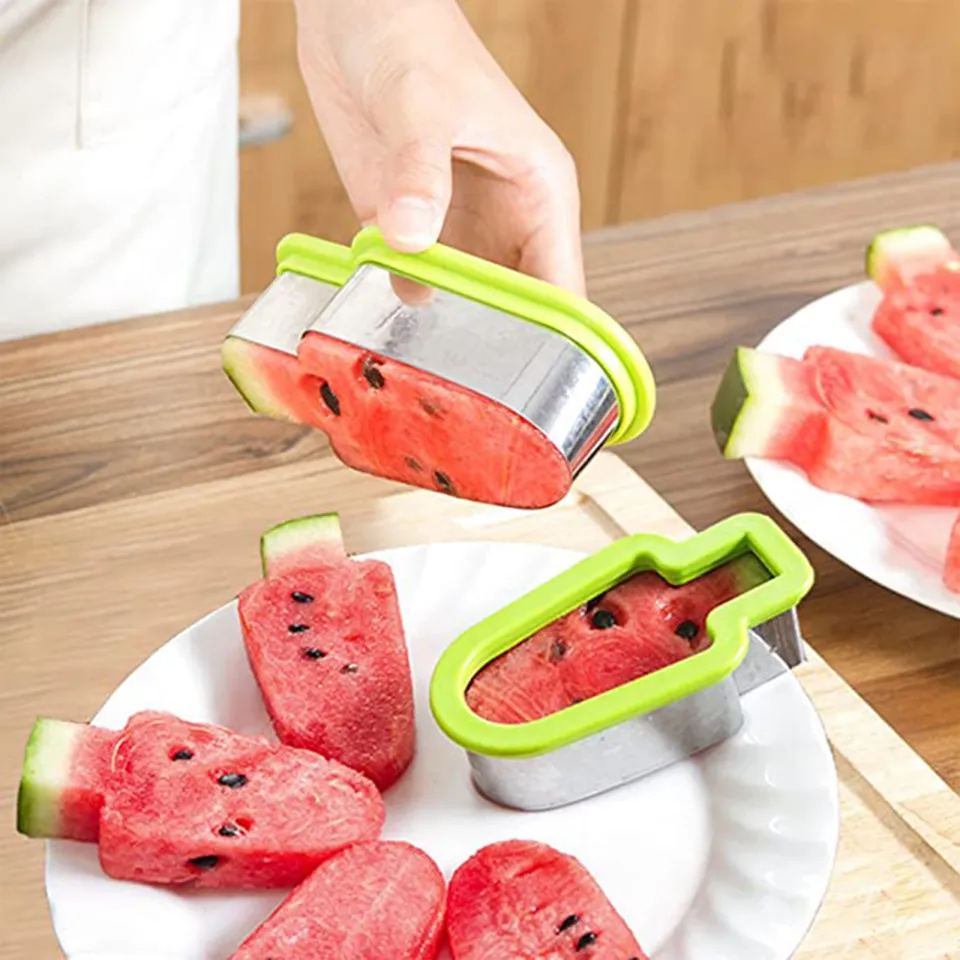 1pc Stainless Steel Watermelon Cutter, Classic Watermelon Slicer