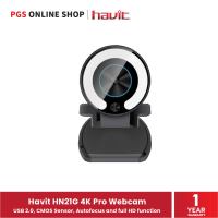 Havit HN21G 4K Pro Webcam (กล้องเว็บแคม) USB 2.0, CMOS Sensor, Autofocus and full HD function