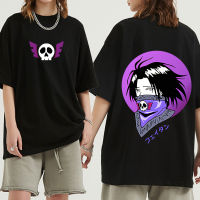 Anime Hunter X Hunter Tshirt Feitan Potoo Doublesided Print Tshirts Loose Manga Tees