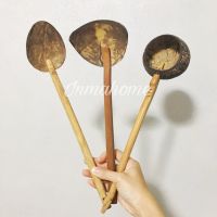 รุ่นแนะนำ -  ชุดทำครัว ออร์แกนิคจากกะลามะพร้าว ทัพพี ตะหลิว กระบวย / Organic Kitchenware From Coconut Shells