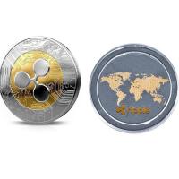 2018เหรียญกษาปณ์1ชิ้น,เหรียญกษาปณ์ XRP CRYPTO ของที่ระลึกระลอก XRP