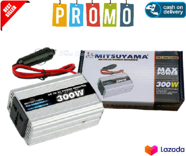 Inverter Power DC to AC 300 Watt With USB 5V Mitsuyama MSINV300WTSA