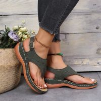 New Women Summer Shoe 2022 Platform Non-slip Sandals Women Closed Toe Wedge Sandals Ladies Light Casual Shoes Large Size 35~44