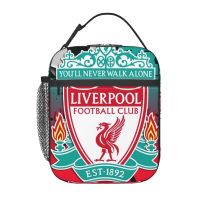 Liverpools กระเป๋าเก็บกล่องอาหารกลางวัน มีฉนวนกันความร้อน สําหรับเด็กผู้ชาย และเด็กผู้หญิง