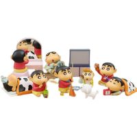 ❧Bashangshan349820 Crayon Shinchan ซีรีส์ประจำวันกล่องทึบของเล่นของเล่นเด็กทำมือน่ารักเด็กผู้หญิงตกแต่งมาตุภูมิ