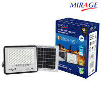 Mirage LED FLOOD LIGHT SOLAR  พลังงานแสงอาทิตย์  ไฟโซล่าเซลล์ 50W 100W 200W 300W เดย์ไลท์ ประหยัดพลังงาน เก็บไฟได้นาน ทำจากอลูมิเนียม ทนทานกันน้ำมีรีโมท