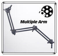 Multi-use Arm for camera lighting reflector etc
