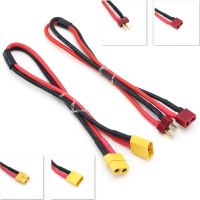 【YF】 RC Connector Adapter Female Deans XT60/T plug to Male 14AWG 30MM Extension Cable Leads Adapte For Lipo Battery