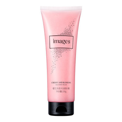 Cherry Blossom Cleansing Scrub Gentle Delicate Refreshing Moisturizing Exfoliating Fine And Smooth Body Care
