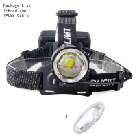 18650 XHP70.2 XHP70 Powerful USB Led Headlamp Headlight Zoom Head Lamp Flashlight Torch Lantern Hunting Fishing Light