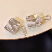 Mirror White Cloud For Apple AirPods 1 2 Pro Bluetooth Headphone Cover 3rd Generation Silicone Soft Cover Protective Case