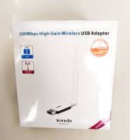 ตัวรับสัญญาณ ตัวดูดวายฟาย Tenda U1, 300Mbps USB WIFI  เป็นอุปกรณ์ต่อสัญญาณ Wireless ให้กับคอมพิวเตอร์พีซีหรือโน้ตบุ้ค"