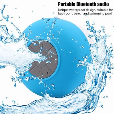 Mini Buletooth Speaker Waterproof Wireless Subwoofer Sound Box for Shower Bathroom Portable Smart Speakers on Office Outdoor Car Wireless and Bluetoot