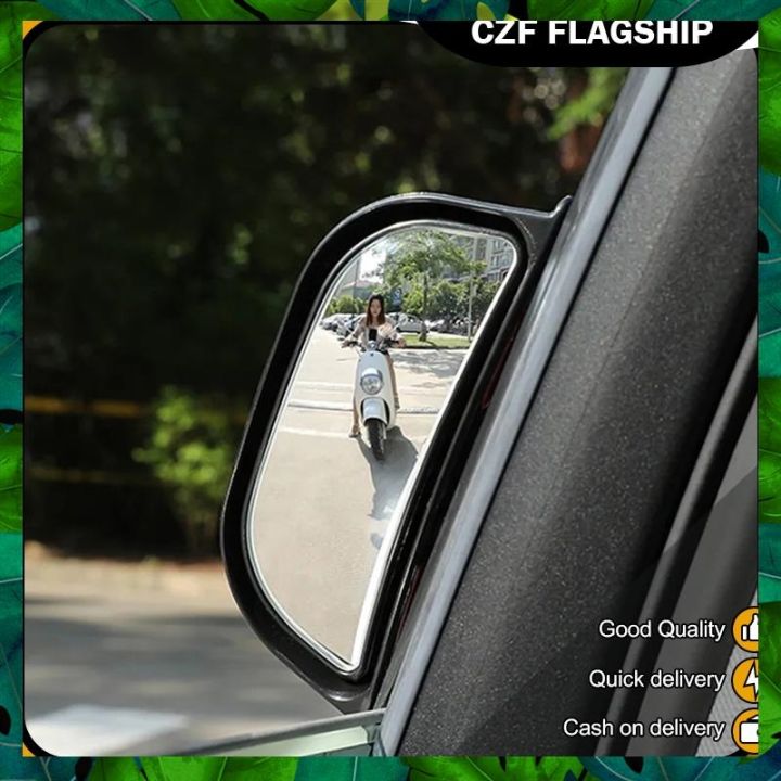 Car Blind Mirror B Pillar Set Rear View Mirrors Wide-Angle Blind Spot ...