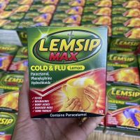 British Lemsip Max citrus enhanced granules lemon / black currant 10 bags of hot drinks to 24 years