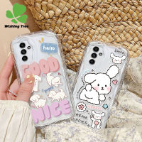 เคสสำหรับ Samsung Galaxy A13 A21S A20S A14 A03 A22 A31 A12 A11 A10 A10S A04 A04E A04S A03แกน A02 A02S เคสลวดลายการ์ตูนรูปสุนัขน่ารักแบบ3มิติเคสขอบลอนซิลิโคนนิ่มกันกระแทกฝาหลัง