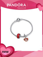 Pandoraˉ 925 Sterling Silver Womens Bracelet Charm Pandoraˉ Junke Love Bracelet Set ZT2605 Couple Gives Girlfriend
