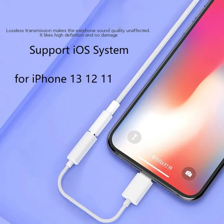 For IOS 13 12 11 Bluetooth Headphone Adapter For AUX Adapter Lightning