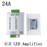 【❖New Hot❖】 yulibu74040703 แอมพลิฟายเออร์ Rgb 24a แอมพลิไฟเออร์ Rgb Dc12-24v สำหรับตัวควบคุมคอนโซล Rgb ทวนพลังแถบ Led สำหรับ Smd 3528 5050แถบ Led 1ชิ้น