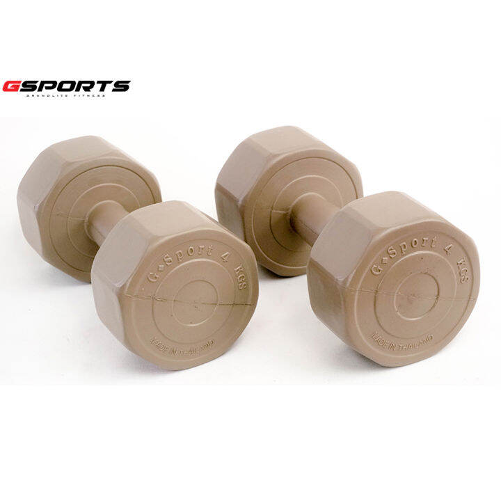 gsports-4kg-x2-ดัมเบลพลาสติก-แพ็คคู่-dumbbell-4kg-x2