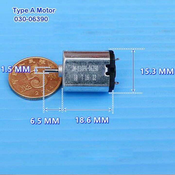 มอเตอร์แปรงโลหะขนาดเล็ก030pa-dc-12v-เงียบด้วยวาริสเตอร์ความเร็วสูง5900-12100รอบต่อนาทีสำหรับ-motor-listrik-เครื่องมือที่มีความแม่นยำ