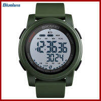 Bluelans®SKMEI กีฬา Pedometer กลมกันน้ำ Luminous Electronic ข้อมือดิจิตอลนาฬิกา