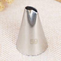 ✎❅♣ 59 Small Size Rose Petal Decorating Tip Icing Nozzle Cake Decorating Tips Stainless Steel Writing Tube Pastry Tools Bakeware