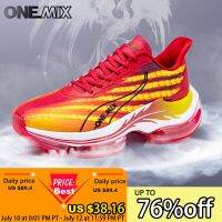 ONEMIX 2023 New Men Air Running Shoes For  Super Light Cushion Adult Shoes Breathable Outdoor Sneakers Male Athletic Trainer