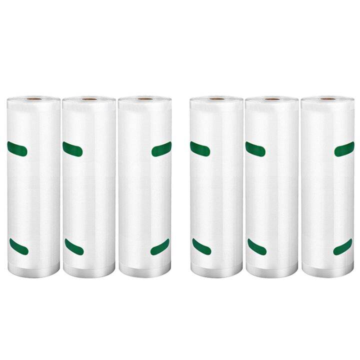 Vacuum Sealer Bags Rolls 6 Pack for Food Saver, Heavy Duty Vacuum