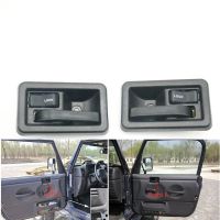 Untuk รถจี๊ป Wrangler YJ TJ 1987-2004ภายใน Di Dalam Pintu Latch ด้านในจับ Kiri &amp; Kanan