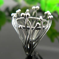 16*21mm 925 STERLING SILVER Semi Mount Bases Blanks base blank Pad women ring Setting set jewelry findings A4814