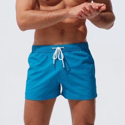 AliExpress กางเกงขาสั้นผู้ชายกางเกงชายหาดผู้ชายการค้าต่างประเทศข้ามพรมแดนชุดว่ายน้ำแฟชั่น