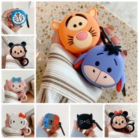 【hot sale】 ♣ C02 For Baseus Encok WM01 TWS Cute Cartoon Mickey Dinosaur Earphone Case For Baseus WM01 soft Silicone Protective Cover baseus wm01 case