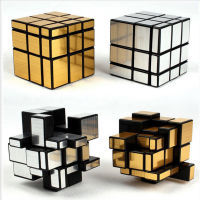 Neo เมจิกกระจก Cube 3x3x3ซิลเวอร์โกลด์มืออาชีพความเร็วก้อนปริศนา Speedcube ของเล่นเพื่อการศึกษาสำหรับเด็กผู้ใหญ่ของขวัญ