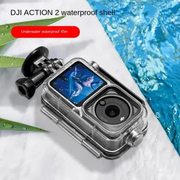  DJI Action 2 Dual-Screen Combo & Magnetic Protective Case - 4K  Action Camera with Dual OLED Touchscreens, 155° FOV, Magnetic Attachments,  Stabilization Technology, Underwater Camera Ideal : Electronics
