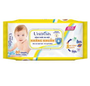 QT Combo 3 Khăn ướt UniFresh Vitamin E 80pcs