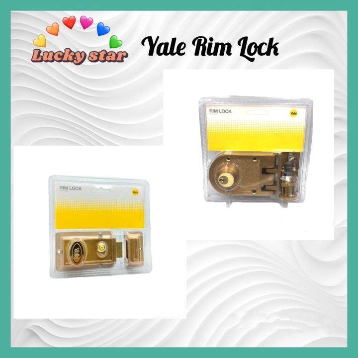 Yale Night Latch Rim Lock V78 Gold Yale Rim Lock Dead Lock Double V198