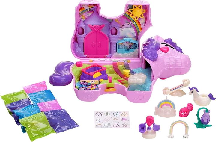 polly-pocket-mini-toys-ชุดของเล่นขนาดกะทัดรัดขนาดใหญ่พร้อมตุ๊กตาจิ๋ว-ราคา-1-490-บาท